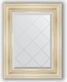 Зеркало Evoform Exclusive-G 590x760 с гравировкой, в багетной раме 99мм, травлёное серебро BY 4031