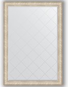 Зеркало Evoform Exclusive-G 1350x1900 с гравировкой, в багетной раме 109мм, виньетка серебро BY 4512