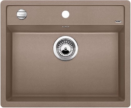 Кухонная мойка Blanco Dalago 6, без крыла, с клапаном-автоматом, гранит, серый беж 517320