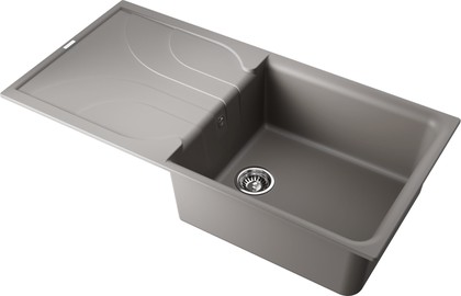 Кухонная мойка Omoikiri Yasugata 100-GR Tetogranit, leningrad grey 4993568