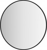 Зеркало круглое Evoform Impressive d600, в багетной раме, чёрный BY 7543