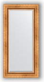 Зеркало Evoform Exclusive 560x1160 с фацетом, в багетной раме 88мм, римское золото BY 3490