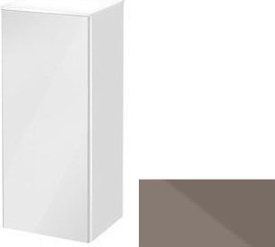Шкаф средний Keuco Royal Reflex, 845x350, петли слева, стекло трюфель 34020 140001