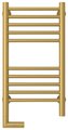 Полотенцесушитель электрический Сунержа Богема 2.0, прямая, 600x300, МЭМ слева, матовое золото 032-5204-6030
