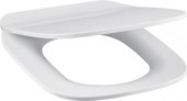 Сиденье для унитаза Roca Debba тонкое, микролифт, белое 7.8019.D.200.3
