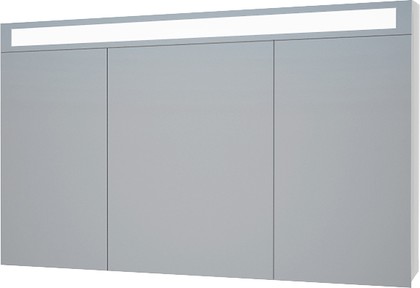 Зеркальный шкаф Dreja Uni 120, с LED-подсветкой, белый 99.9013