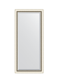 Зеркало Evoform Exclusive 730x1630 с фацетом, в багетной раме 70мм, состаренное серебро с плетением BY 1202