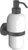 Дозатор жидкого мыла Aquatek Бетта настенный, чёрный матовый AQ4605MB