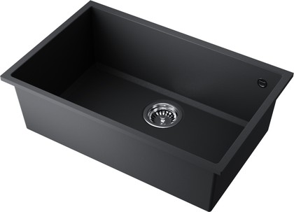 Кухонная мойка Omoikiri Tedori 66-U-BL, Tetogranit, чёрный 4993972