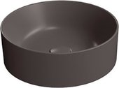 Раковина GSI Kube X d400, накладная, круглая, коричневый матовый 942616