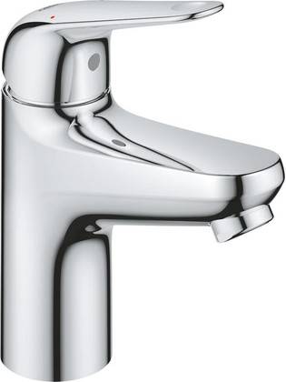 Смеситель для раковины Grohe Euroeco, размер S, нажимной донный клапан, хром 24256001