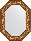 Зеркало Evoform Polygon 580x780 в багетной раме 99мм, византия золото BY 7221