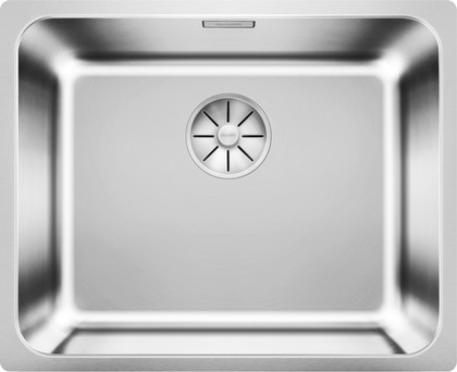 Кухонная мойка Blanco Solis 500-U, с отводной арматурой, полированная сталь 526122