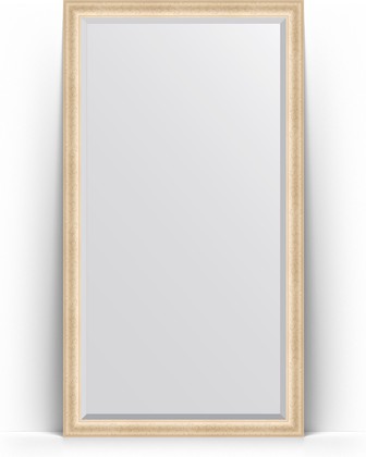 Зеркало Evoform Exclusive Floor 1100x2000 пристенное напольное, с фацетом, в багетной раме 82мм, старый гипс BY 6150