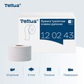Туалетная бумага в мини-рулонах Tellus Джамбо TP2, категория качества Премиум, 12 рулонов 120243