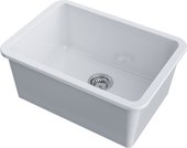 Кухонная мойка Omoikiri Torishima 67-U/I-WH Glossy, Natceramic, белый глянцевый 4993866