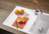 Кухонная мойка Blanco Sity XL 6S, белый-апельсин 525059