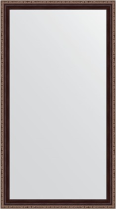 Зеркало Evoform Definite 630x1130 в багетной раме 50мм, махагон с орнаментом BY 3645