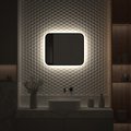 Зеркало с окантовкой Defesto Aura 60x50, LED подсветка, ИК-выключатель, нейтральный белый свет DF 2963RH