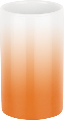 Стакан для зубных щёток Spirella Tube Gradient, фарфор, оранжевый 1017956