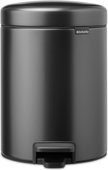 Мусорный бак с педалью Brabantia NewIcon 5л, тёмно-серый 233463