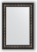 Зеркало Evoform Exclusive 650x950 с фацетом, в багетной раме 81мм, чёрный ардеко BY 1175