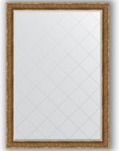 Зеркало Evoform Exclusive-G 1340x1890 с гравировкой, в багетной раме 101мм, вензель бронзовый BY 4507