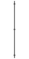 Полотенцесушитель электрический Сунержа Аскет 1650x122, графит 012-0850-1650