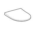 Сиденье для унитаза Geberit iCon Slim, SoftСlose, белый 574950000