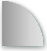 Зеркальная плитка Evoform Refractive с фацетом 5мм, четверть круга 30х30см, серебро BY 1439