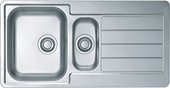 Кухонная мойка Alveus Line 10, 980x500, двойная, с крылом, нержавеющая сталь 1064281