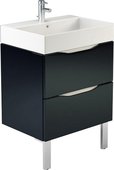 Тумба напольная с раковиной, 2 ящика 60x45x87см Verona Viva VA202