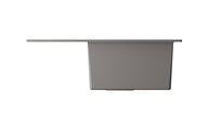 Кухонная мойка Omoikiri Daisen 65T-GR Tetogranit, с крылом, leningrad grey 4993583