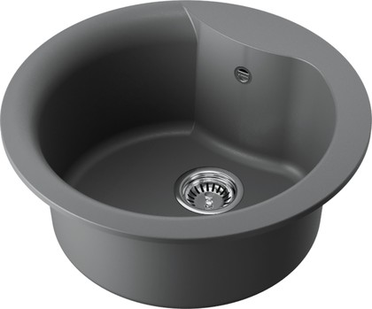 Кухонная мойка Omoikiri Yasugata 48R-PL, круглая, платина 4993212