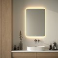 Зеркало с матированием и LED-подсветкой Defesto, 32W, 70x100см, сенсорный выключатель, тёплый белый свет DF 3819S