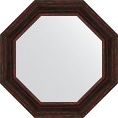 Зеркало Evoform Octagon 740x740 в багетной раме 99мм, темный прованс BY 7369