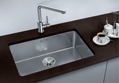 Кухонная мойка Blanco Andano 700-U, отводная арматура, полированная сталь 522971