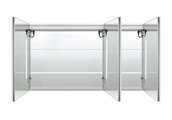 Шкаф зеркало для ванной Aquatek боковая подсветка, 1200x700x133 AQ7129-MLC
