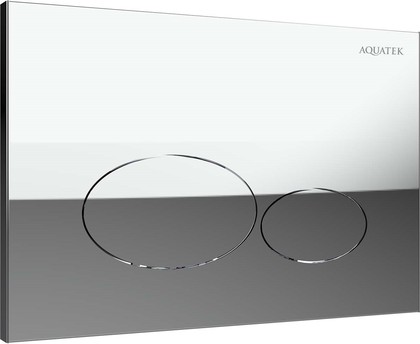 Панель смыва Aquatek клавиши овальные, 162x244, хром KDI-0000072