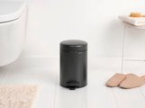 Мусорный бак с педалью Brabantia NewIcon 3л, тёмно-серый 233449