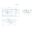 Умывальник для мебели Санта Kirovit Фостер 810x450, санфаянс, белый Фостер80П