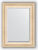 Зеркало Evoform Exclusive 550x750 с фацетом, в багетной раме 82мм, старый гипс BY 1222
