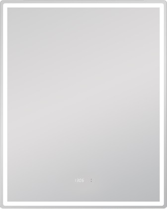 Зеркало Vigo Roberta Luxe 800x1000 LED-подсветка, подогрев, бесконтактный выключатель, часы, диммер 294