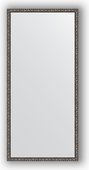 Зеркало Evoform Definite 700x1500 в багетной раме 38мм, чёрненое серебро BY 1108