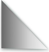 Зеркальная плитка Evoform Refractive с фацетом 15мм, треугольник 50х50см, серебро BY 1546