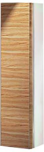 Высокий шкаф-пенал Keuco Edition, 1800x350, петли слева, белый глянцевый, шпон оливы 30311 389101