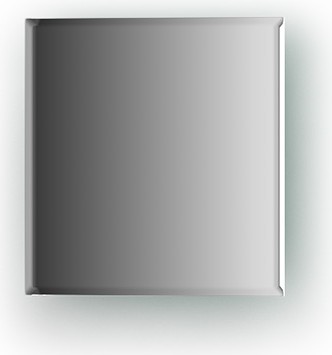 Зеркальная плитка Evoform Refractive с фацетом 5мм, квадрат 15х15см, серебро BY 1423