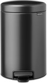 Мусорный бак с педалью Brabantia NewIcon 12л, тёмно-серый 233487