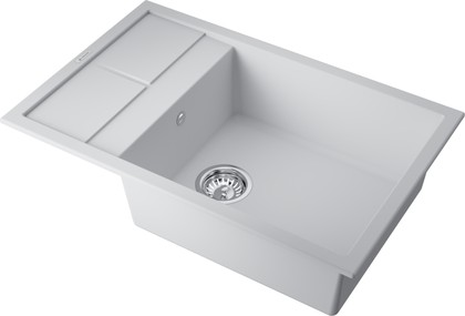Кухонная мойка Omoikiri Sumi 78A-LB WH, с крылом, Artceramic, белый 4997100