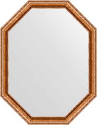 Зеркало Evoform Polygon 720x920 в багетной раме 64мм, версаль бронза BY 7072